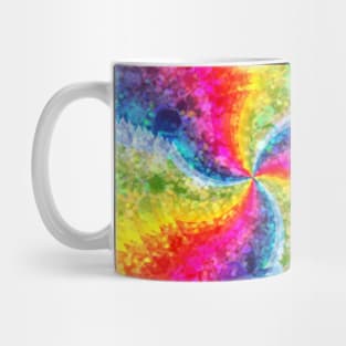 Rainbow Glitter Mug